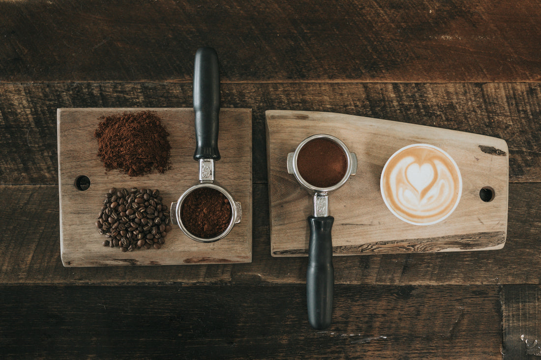 A coffee on the desk