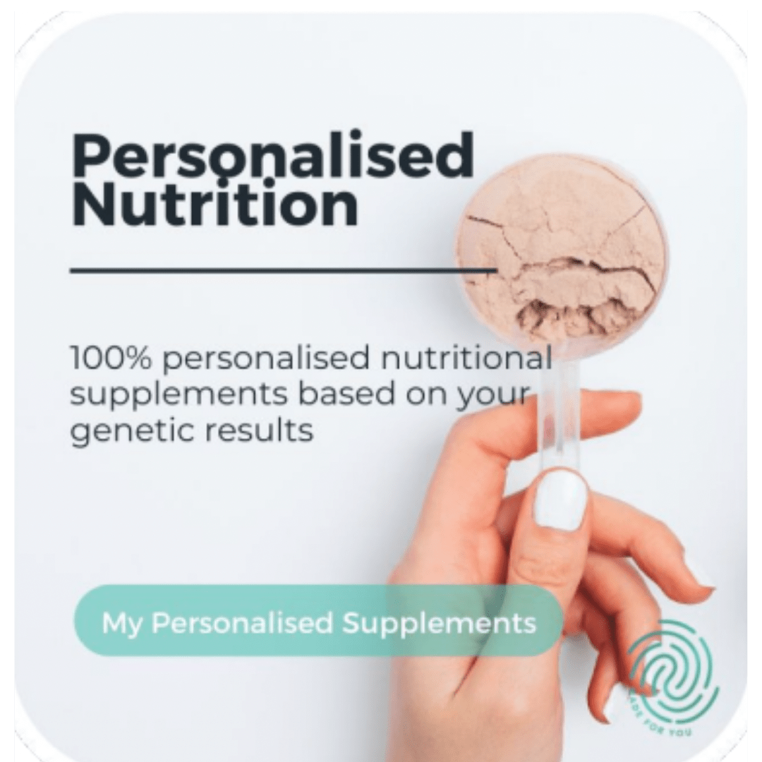 Get a 100% personalised nutritional supplement based on your DNA through our partner tailorblend