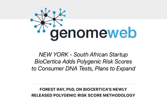South African Startup BioCertica Adds Polygenic Risk Scores to Consumer DNA Tests, Plans to Expand