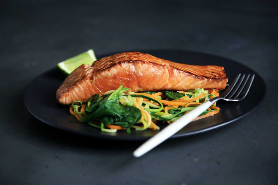 A meal containing salmon can be rich in vitamin D
