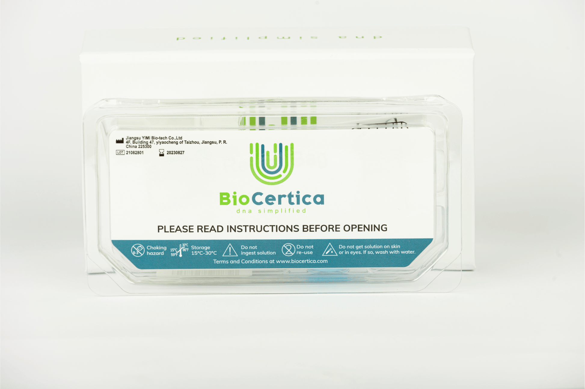 BioCertica collection Consult with a certified DNA practitioner Test Kit